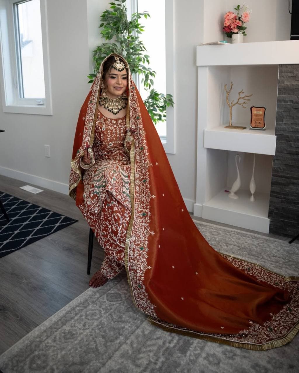 Stunning Indian Wedding Attire in Luxurious thumbnail 2
