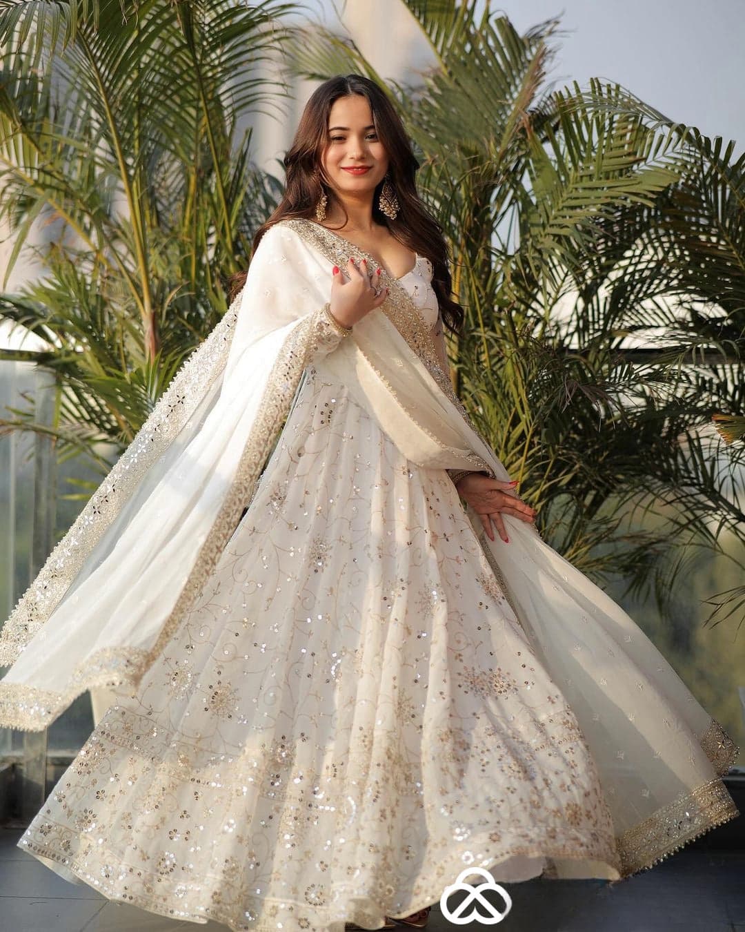 New Đěsigner Anarkali Suit In New Fancy Style thumbnail 2